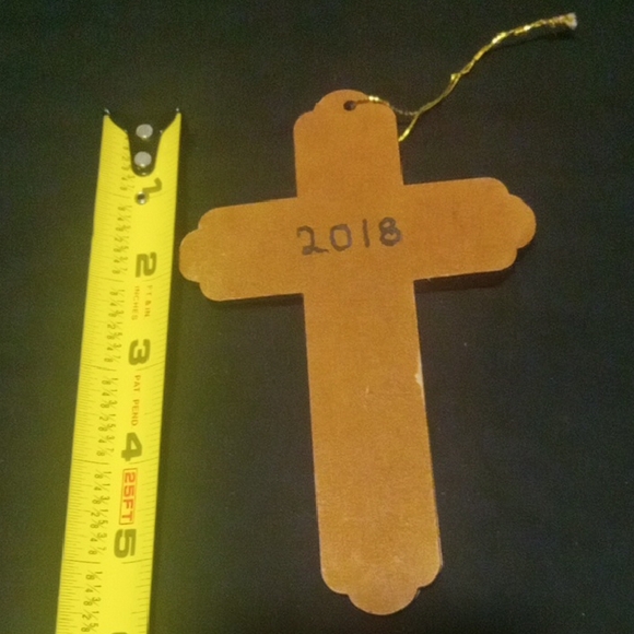 Christian Cross Ornament / Palm Cross Jesus Christian - Picture 3 of 4